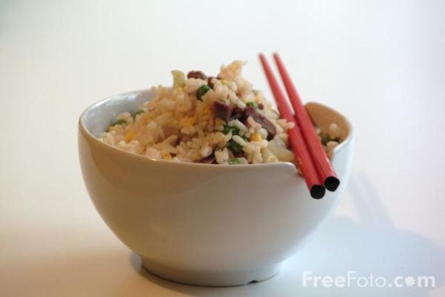 Professor Serman eats chinese