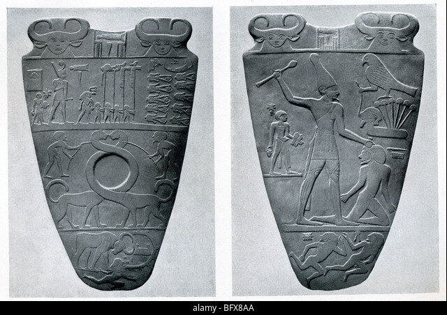 unificación del alto y bajo egipto por Narmer