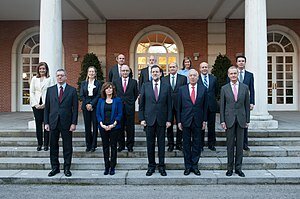 The government of Mariano Rajoy (2011-2018).