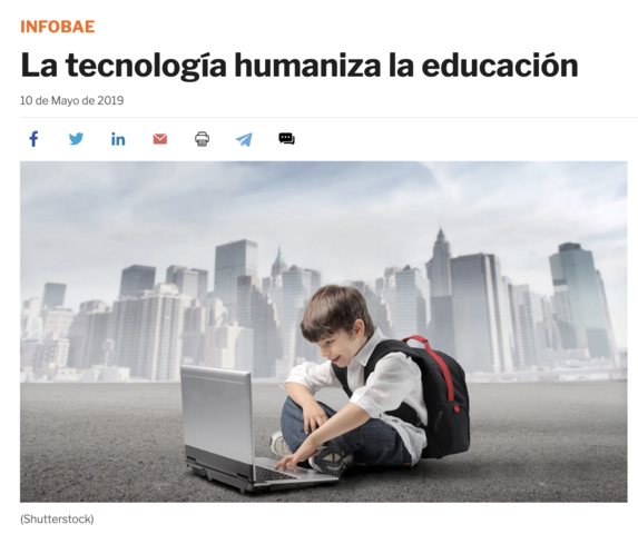 La tecnología humaniza la educación