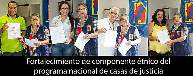 Fortalecimiento casas de Justicia