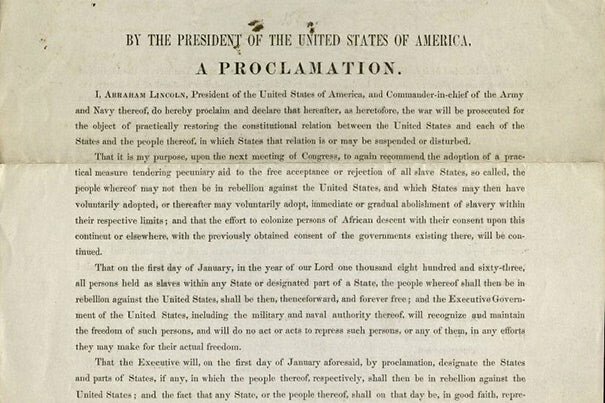 emancipation proclamation