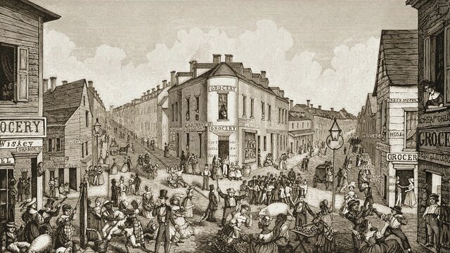 Abraham Lincoln visited the Five Points