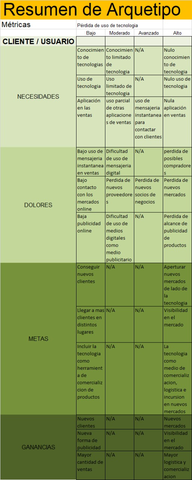 Arquetipo de Cliente (1)