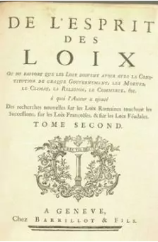 Libro El espíritu de las leyes por Montesquieu (Humanismo democrático)