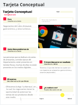 Tarjeta Conceptual