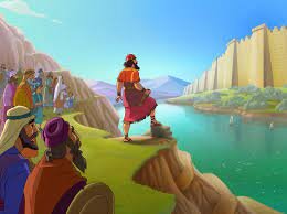 Yehoshua lleva a los judíos a la tierra prometida