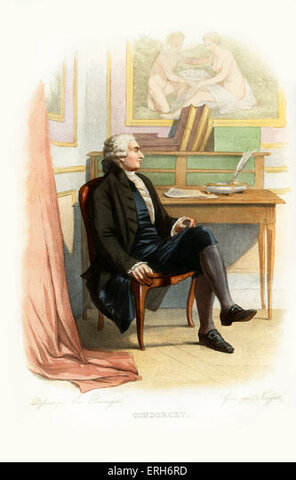 MARIE JEAN ANTOINE NICOLAS DE CARITAT (1743 - 1794)