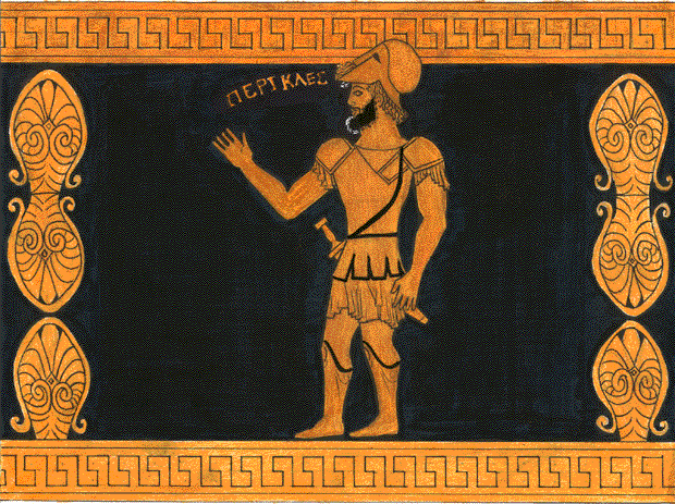 Pericles lleva a su máximo esplendor a Atenas con el desarrollo de la democracia.