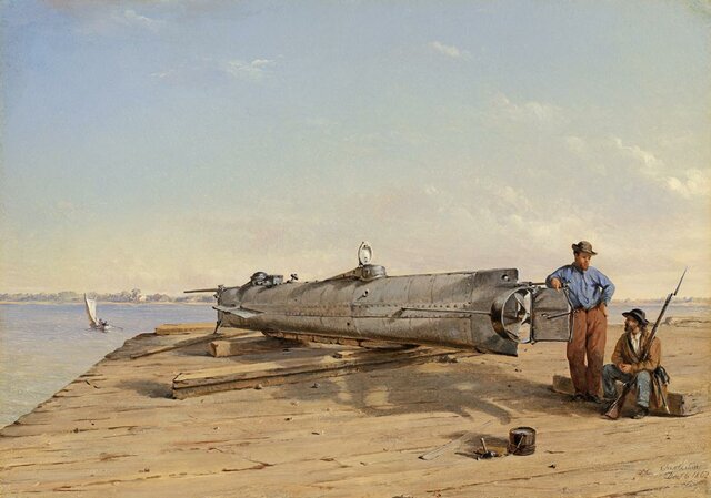 First Successful Submarine Attack of the Civil War