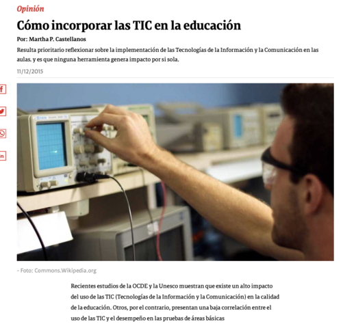Cómo incorporar las TIC en educación