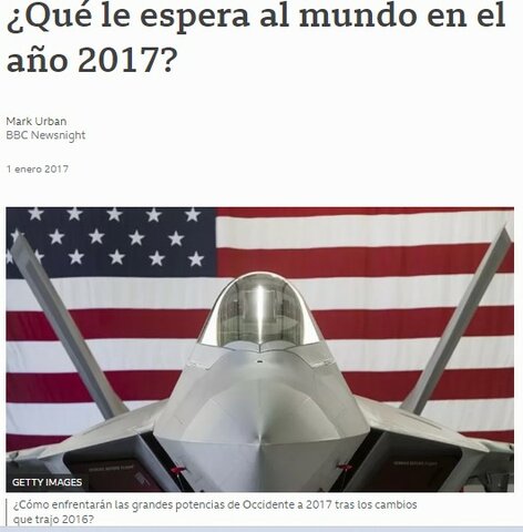 ¿Qué le Espera al Mundo en el año 2017?