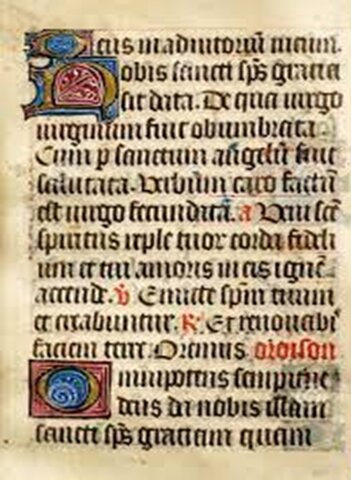 Caligrafía medieval