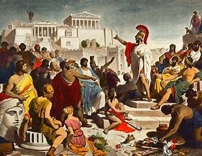 COMO SE DESENVOLVEU A DEMOCRACIA  GREGA EM ATENAS