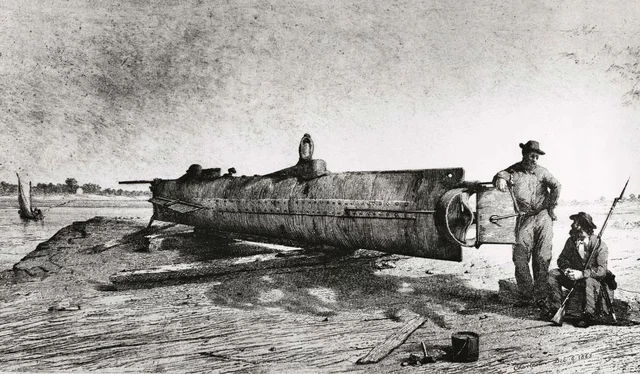 First Successful Submarine Attack of the Civil War