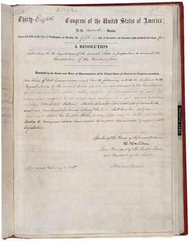 The Thirteenth Amendment