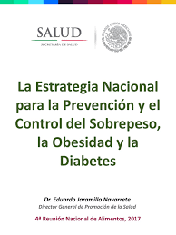 Implementación de la Estrategia Nacional para la Prevención y Control del Sobrepeso, Obesidad y Diabetes