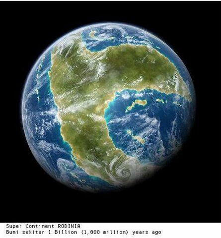 Rodinia, primer supercontinent