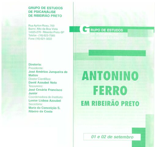 Evento Antonino Ferro
