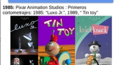 Pixar's "Tin Toy" hizo la primera película realizada en computadoras