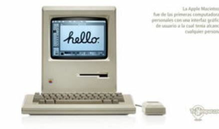 La primera computadora personal con interfaz gráfica es desarrollada por Apple.