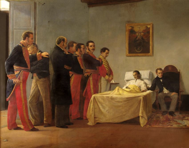FALLECIMIENTO DE BOLÍVAR