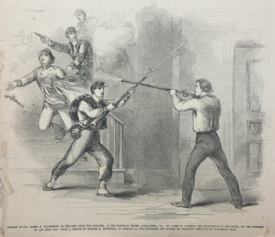 Union Forces Cross Potamic River