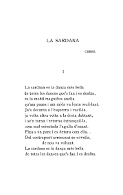 La sardana