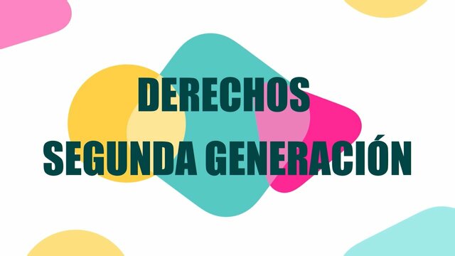SEGUNDA GENERACIÓN
