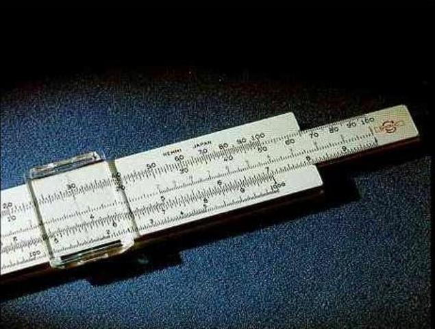 Логарифмическая линейка (1623-1630)