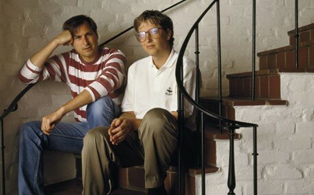 Encuentro entre SteveJobs y Bill Gates
