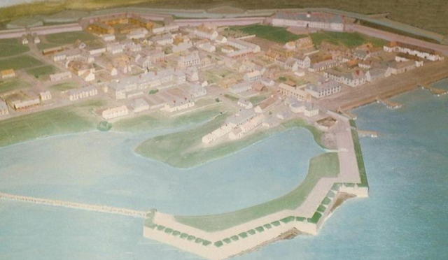 Les francais ont construit un fort a louisbourg en nouvelle ecosse