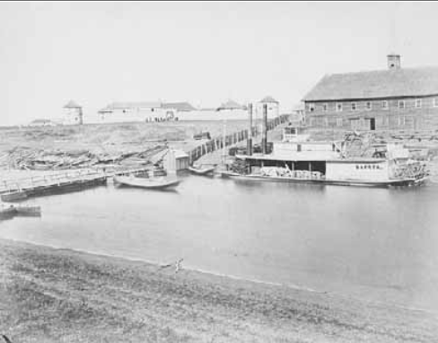 Les Français ont construit le fort Rouge et le fort reine à Winnipeg au Manitoba