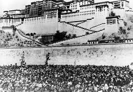 The Tibetan uprising occurs.