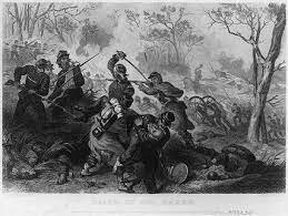 Battle of Ball's Bluff, Virginia.