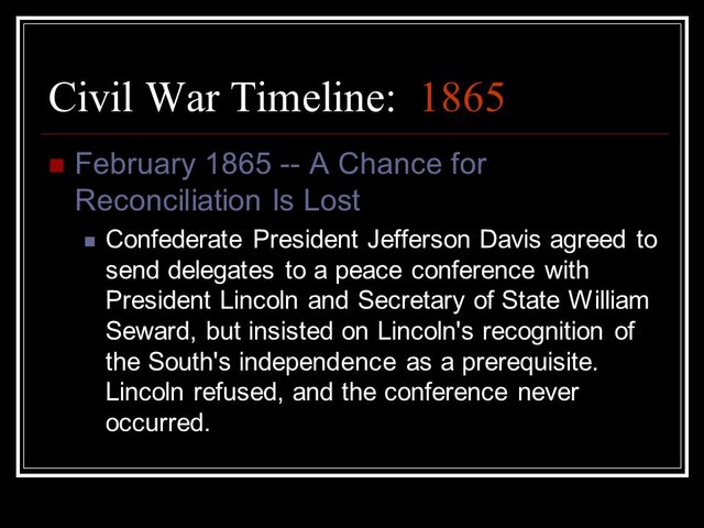 A Chance for Reconciliation Is Lost