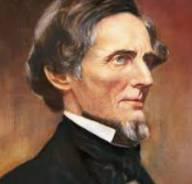Jefferson Davis is President of the Confederacy
