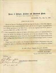 New Freedman's Bureau Bill