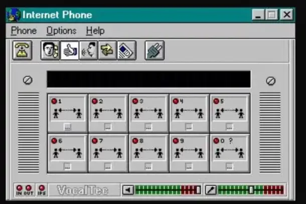 Vacoltec anuncio el primer teléfono software para internet.