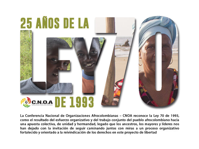 La ley 70 del 1993 PROGRAMA NACIONAL DE ETNOEDUCACION Y RECONOCIMIENTO DE LAS COMUNIDADES NEGRAS
