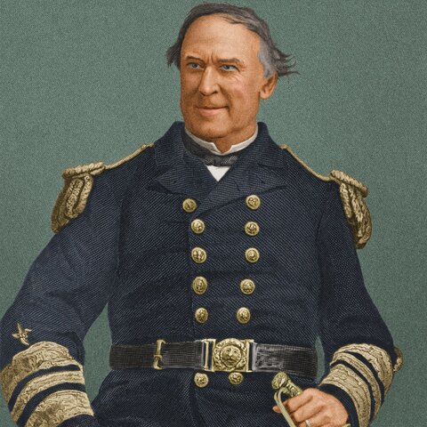 David Farragut is appointed admiral in US Navy.
