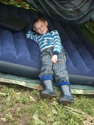 Первая ночёвка на природе