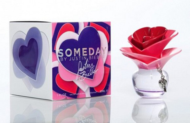 Release of Justin Bieber's perfume "Someday"