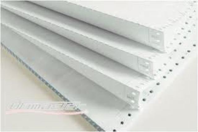 El papel forma continua