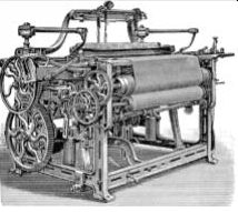 Machine/Métier à tisser hydraulique de Cartwright