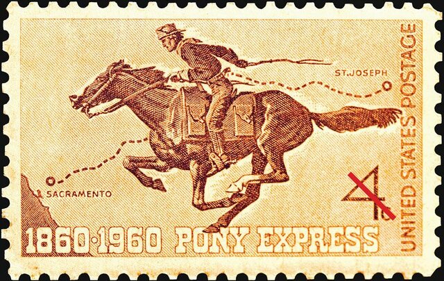 Pony Express Begins