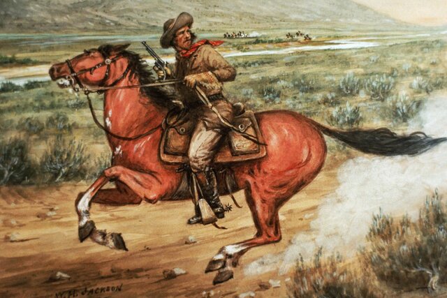 1st Pony Express lands in Sacramento, California