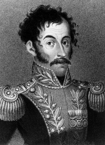 Independence of Peru, Bolivia, Panama, Venezuela, and Ecuador