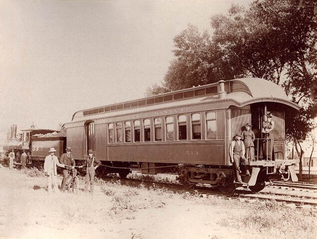 1st Railroad reaches Kansas