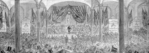 Lincoln Gives the Cooper Union Address